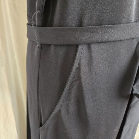 Standards & Practices Women's Black Button-Up Wrap Long Sleeve Dress Size 1X - Picture 6 of 10